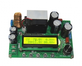 DC-DC Boost Converter 800W 12A Step UP Power Supply Module 10V-65V to 12V-120V Voltage Regulator Solar MPPT Charging LCD1602